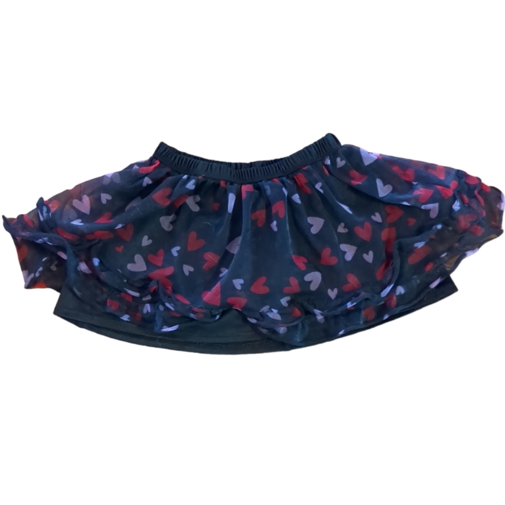 🍁2/$7🍁 Black Multilayer Heart Skirt